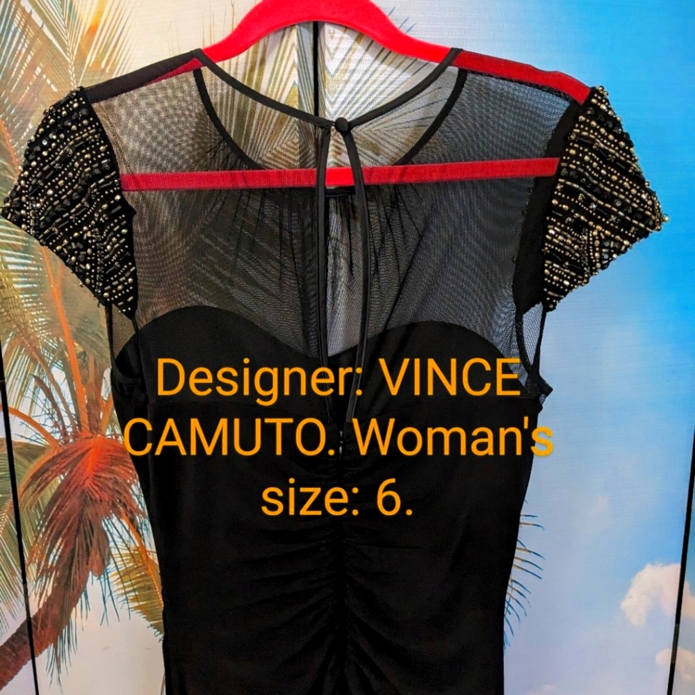 VINCE CAMTO Woman dress size 6, designer, flattering,VINCE CAMUTO DRESS